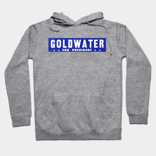 1964 Barry Goldwater for President Hoodie by historicimage